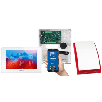 SYSTEM ALARMOWY SATEL VERSA IP INT-TSH2-W 7Ah AWT150 + SYRENA SP-4001R